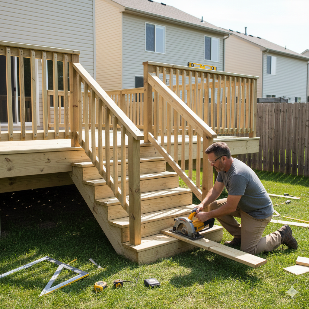 Add Stairs and Railings