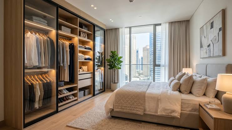 Custom bedroom furniture Dubai wardrobe and storage