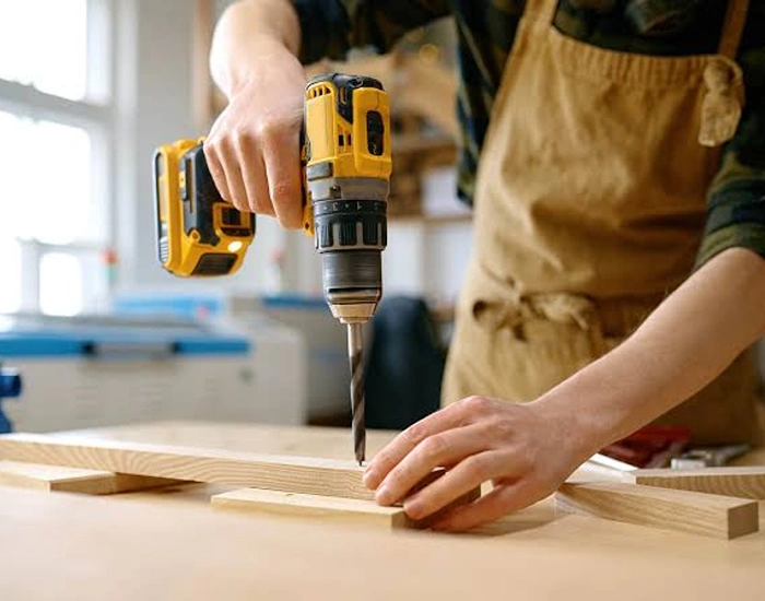 Home Carpentry project featuring custom furniture, doors, and decorative wood paneling