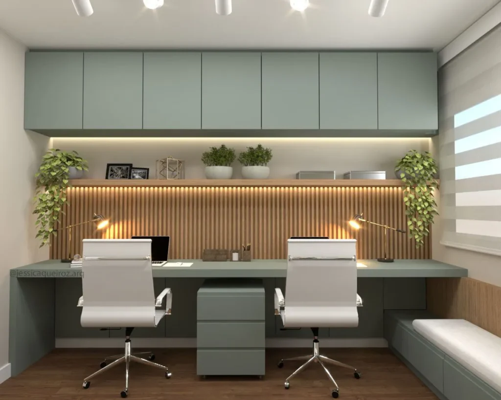 Office shelf installation custom joinery Dubai