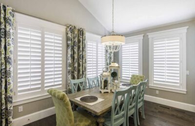 How To Pair Plantation Shutters With Curtains