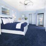 How To Decorate A Bedroom With Blue Carpet