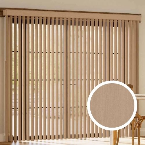 Faux Wood Vertical Blinds