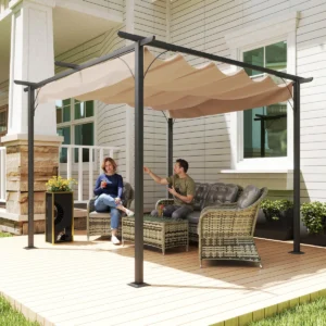 3m x 3m Metal Pergola