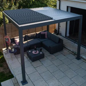 Deluxe Full Aluminium Pergola with Dual Zone Roof