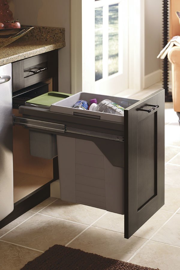 Base Wastebasket Cabinet with Compost Bin