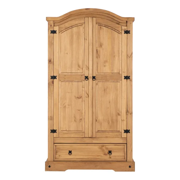 Corona Pine Double Wardrobe