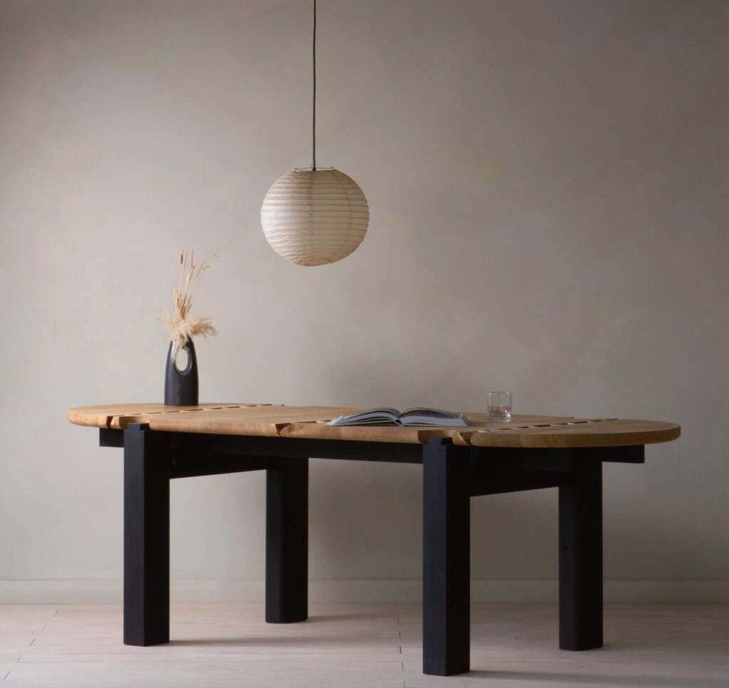 Solid Oak Dining Table | Custom Wooden Furniture