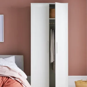 White Flynn Double Wardrobe