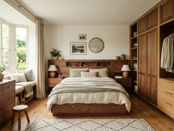 bedroom custom made furniture