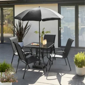 6 Piece Metal Garden Dining Set