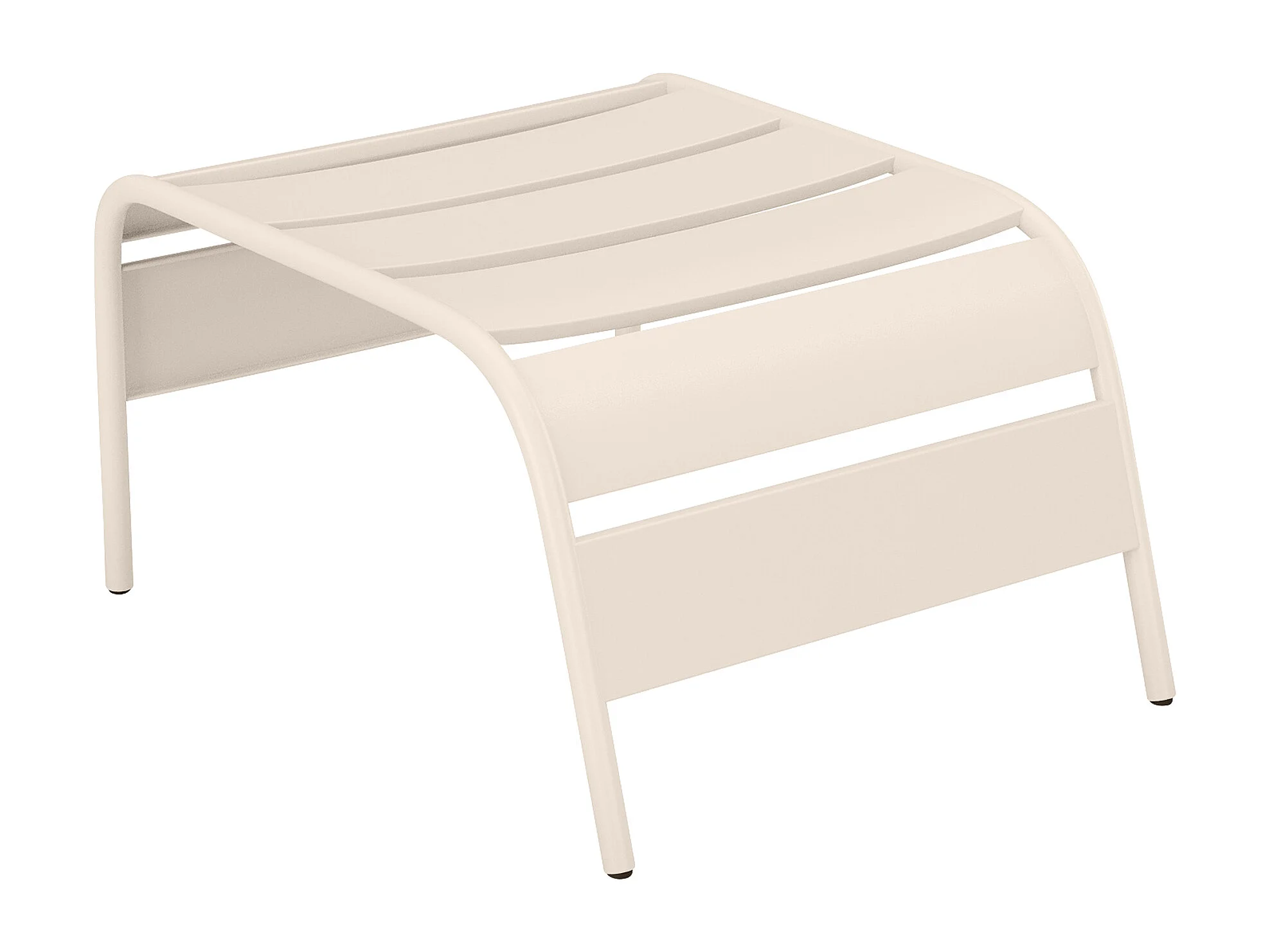 Beige Garden Armchair with Footrest - Image 3