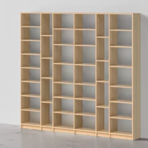 Bespoke wooden bookcase