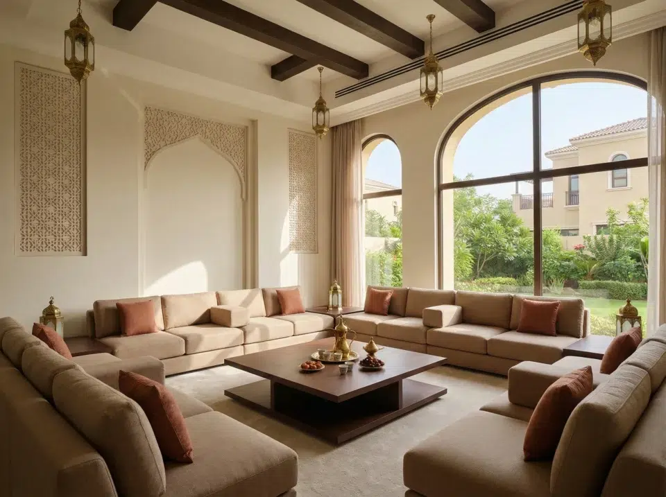 Custom made furniture in Dubai home interior