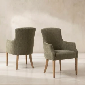 Green Fabric Dining Chair