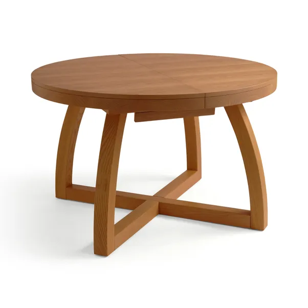 Judah Extendable 4 to 6 Seater Round to Oval Dining Table - Image 4
