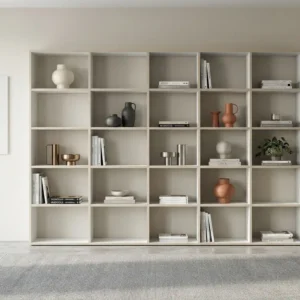 Made-to-measure library shelf