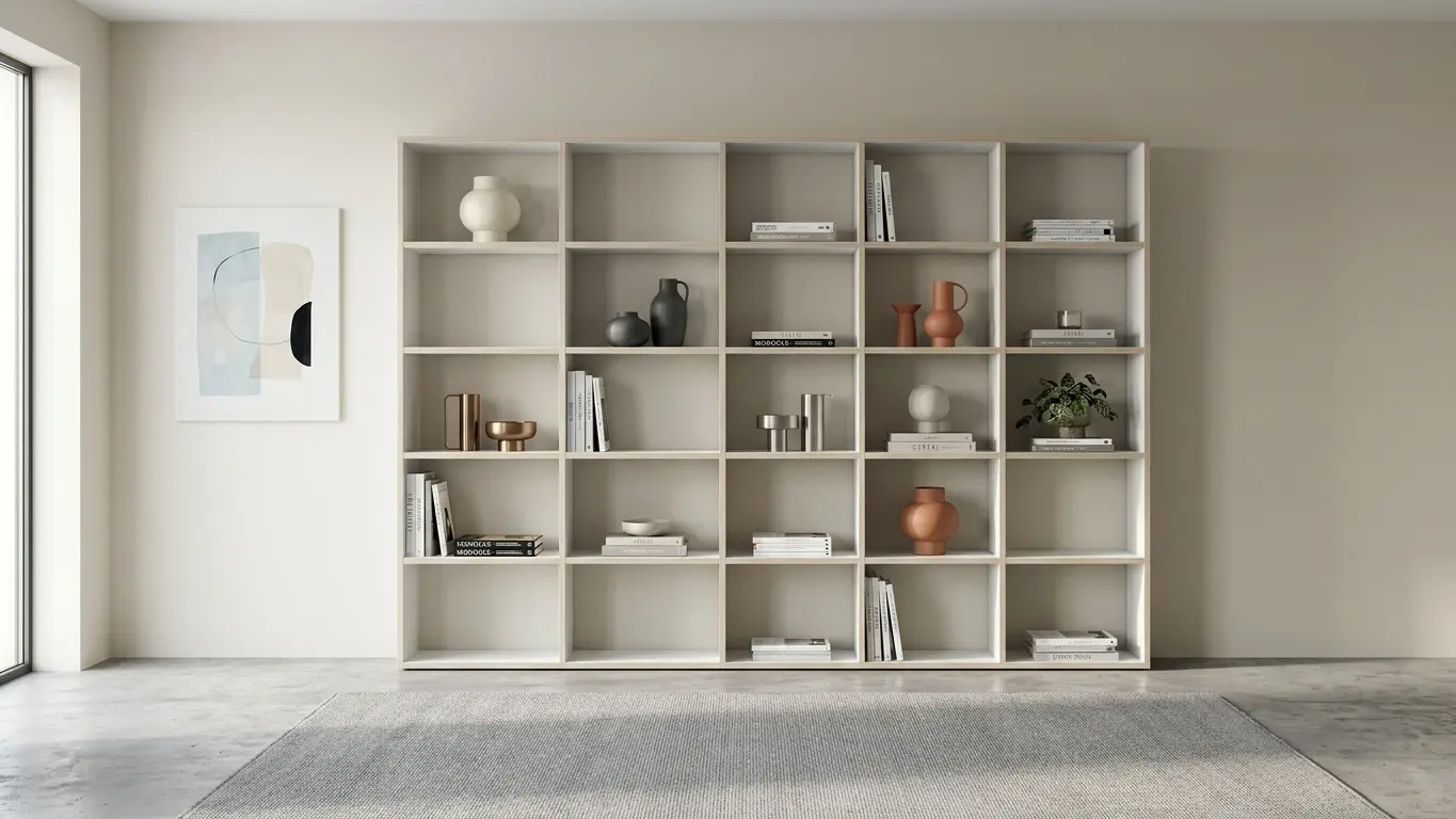 Made-to-measure library shelf