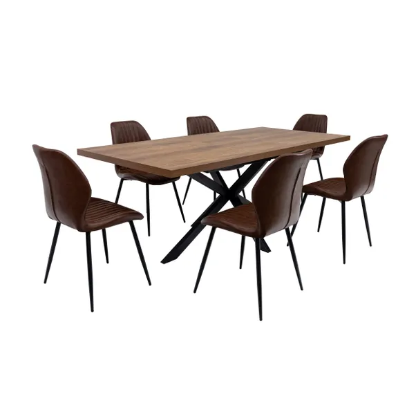 Panama Rectangular 4-6 Seater Large Extendable Dining Table - Image 5