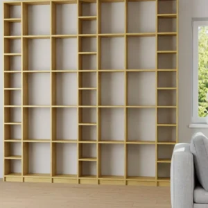 Spacious bookcase