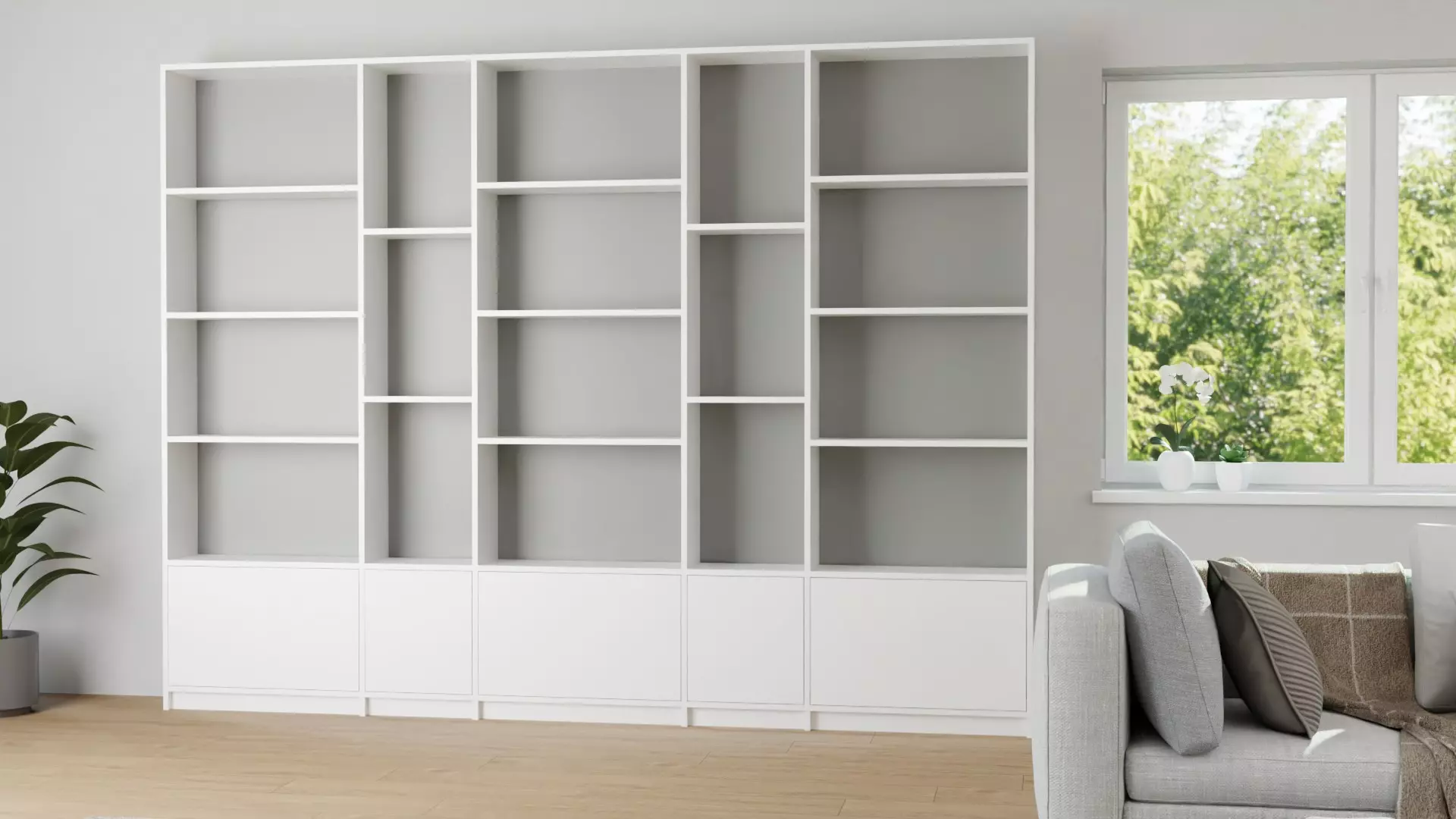 Wide library made to measure - Image 2