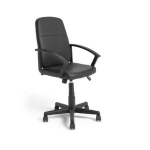 Argos Home Brixham Faux Leather Office Chair Black