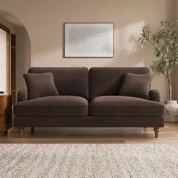 Beatrice II Velvet 3 Seater Sofa