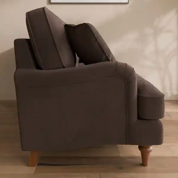 Beatrice II Velvet 3 Seater Sofa - Image 3