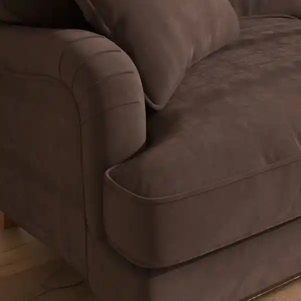 Beatrice II Velvet 3 Seater Sofa - Image 4