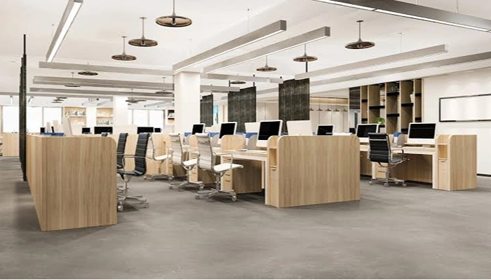 Commercial Office Fit Out project featuring organized office areas with professional design