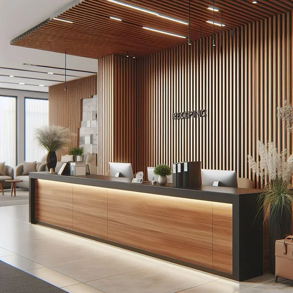 Custom Made Office Furniture crafted with premium wood finishes