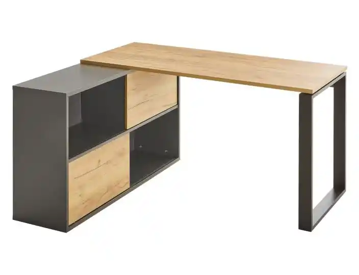 Frieda Corner Desk (Navarra-Oak Graphite)