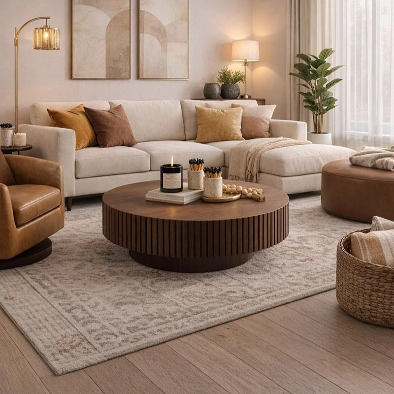 Furniture crafted for residential and commercial interiors with functional custom designs