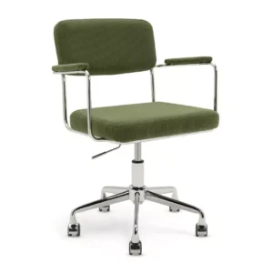 Habitat Ezra Fabric Office Chair Olive