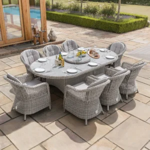 Oxford 8 Seat Oval Dining Set