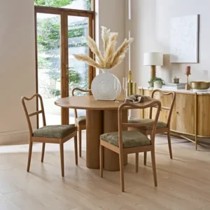 Alora Solid Oak Round Dining Table