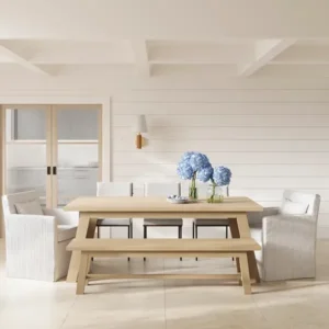 Bourton 8-Seater Latte Oak Effect Dining Table