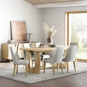 Cara 8-Seater Oak Effect Extendable Dining Table
