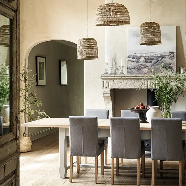 Chester 10-Seater Dove Grey Dining Table
