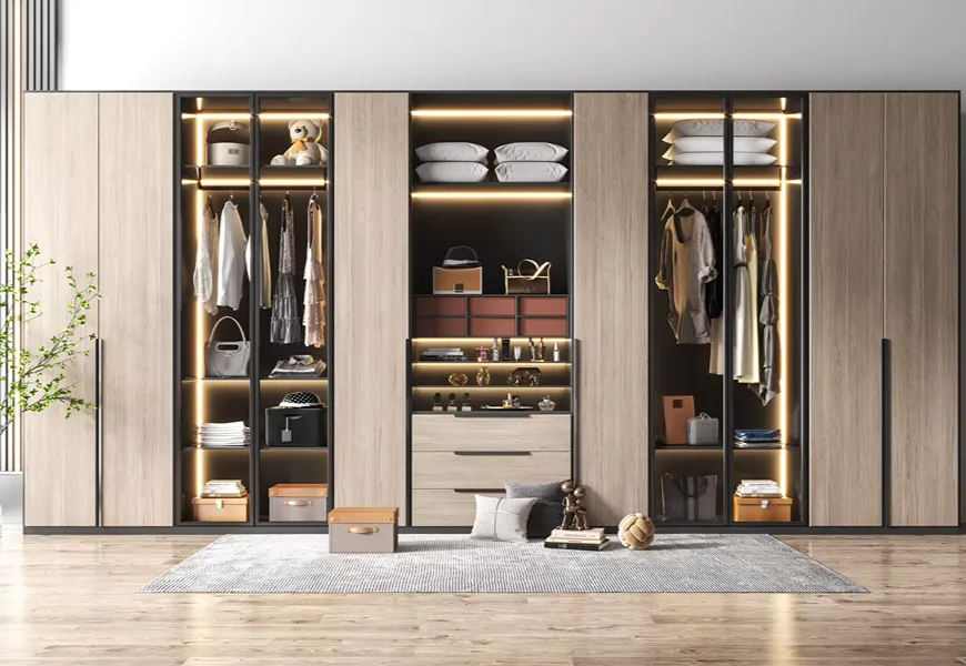 Custom wardrobe carpentry services in Sharjah