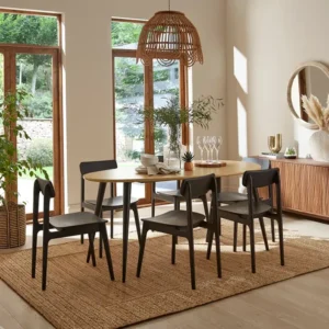 Grayson Solid Mango Wood Organic Dining Table
