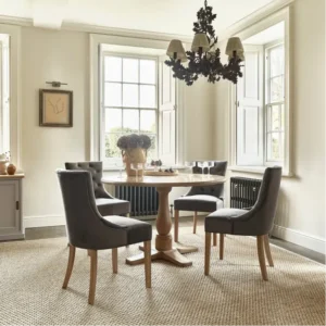 Henley Natural Oak Round Pedestal Dining Tables