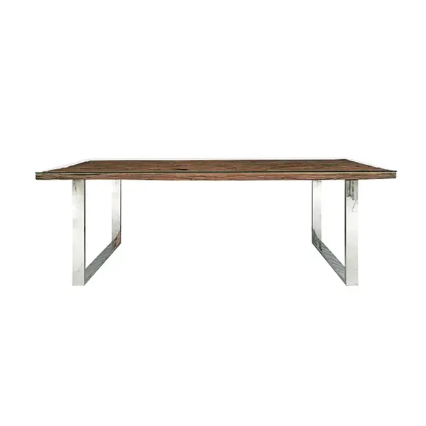 Indus Valley 8-Seater Reclaimed Sleeper Wood Dining Tables