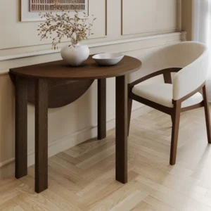 Nell Walnut Drop Leaf Dining Table