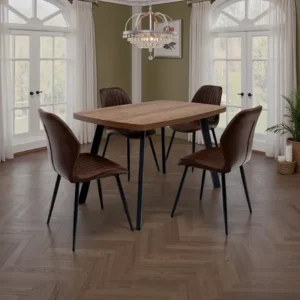 Panama Dark Oak Rectangular Dining Table