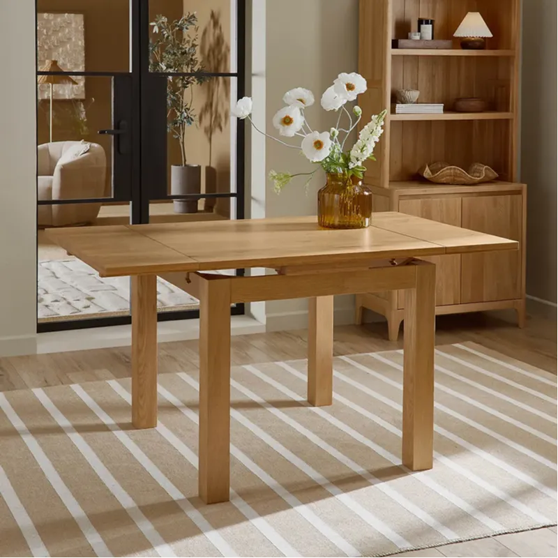 Pembroke Natural Oak Extendable Dining Table