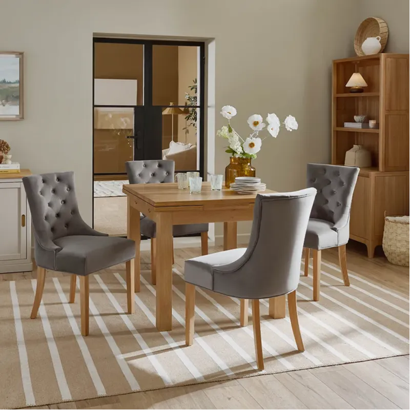 Pembroke Natural Oak Extendable Dining Tables