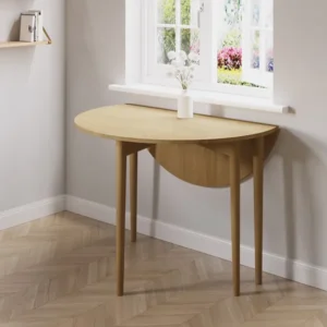 Rudy Natural Oak Drop Leaf Dining Table